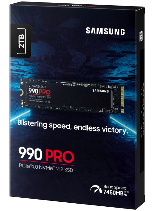 SSD накопитель Samsung 990 Pro 2TB NVMe, M.2 (MZ-V9P2T0BW) SSD накопитель Samsung 990 Pro 2TB NVMe, M.2 (MZ-V9P2T0BW)