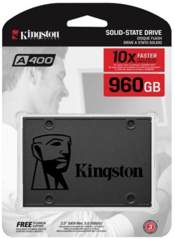 Твердотельный SSD диск Kingston A400 960 ГБ SATA SA400S37/960G