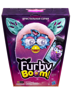 Furby Boom Crystal (Кристальная серия) сиренево-розовый 