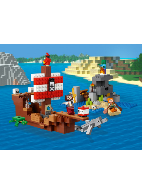 Конструктор LEGO Minecraft (21152) Приключения на пиратском корабле