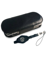 Чехол кожаный с ремешком Чёрный (PSP)