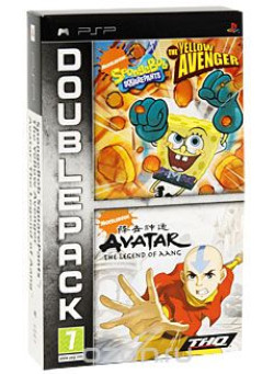Spongebob Squarepants: The Yellow Avenger + Avatar: The Legend of Aang (PSP)