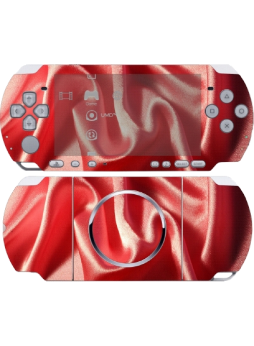 Наклейка PSP 3000 Красный шелк (PSP)