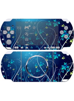 Наклейка PSP 3000 Ночные цветы (PSP)