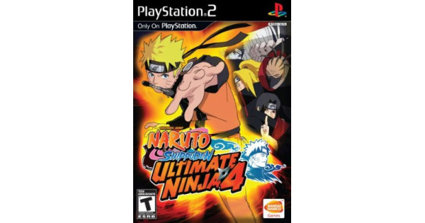 Jeu Naruto Shippuden: Ultimate Ninja 4 Pour PS2 - Version PAL EN/FR, Bon état, Promo