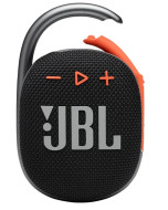 Портативная акустика JBL Clip 4, Black-Orange (Черный-Оранжевый)