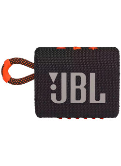 Портативная акустика JBL Go 3 (Черно-оранжевый)