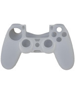 Силиконовый чехол для геймпада Playstation DualSense (белый) (OEM) (PS5)