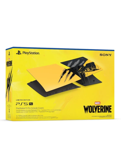 Сменная панель корпуса PlayStation Faceplate Limited Edition (Marvel’s Wolverine Battle Yellow) для PS5 Pro Сменная панель корпуса PlayStation Faceplate Limited Edition (Marvel’s Wolverine Battle Yellow) для PS5 Pro