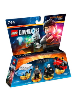LEGO Dimensions Team Pack (71247) - Harry Potter (Enchanted Car, Harry Potter, Voldemort, Hogwarts Express)