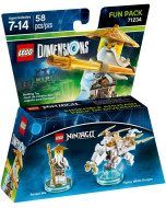 LEGO Dimensions Fun Pack (71234) - Lego Ninjago: Masters of Spinjitzu (Sensei Wu, Flying White Dragon)