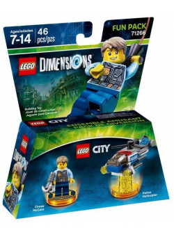 LEGO Dimensions Fun Pack (71266) - LEGO City (Chase McCain, Police Helicopter)