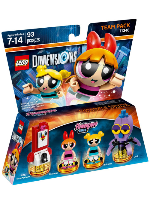 LEGO Dimensions Team Pack (71346) - The PowerPuff Girls (PRG Smartphone, Blossom, Bubbles, Octi)
