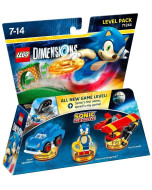 LEGO Dimensions Level Pack (71244) - Sonic the Hedgehog (Sonic the Hedgehog, Sonic Speedster, The Tornado)