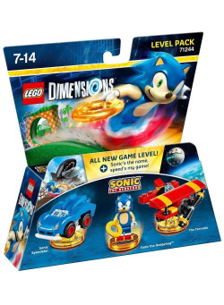 LEGO Dimensions Level Pack (71244) - Sonic the Hedgehog (Sonic the Hedgehog, Sonic Speedster, The Tornado)