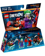 LEGO Dimensions Team Pack (71229) - DC Comics (The Joker's Chopper, The Joker, Harley Quinn, Quinn-Mobile)