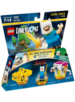 LEGO Dimensions Level Pack (71245) - Adventure Time (Jakemobile, Finn the Human, Ancient War Elephant)