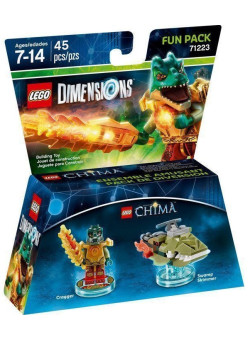 LEGO Dimensions Fun Pack (71223) - Lego Legend of Chima (Cragger, Swamp Skimmer)