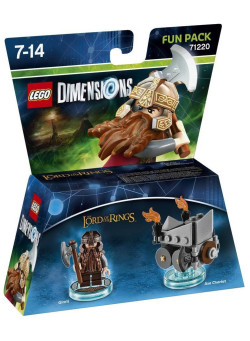 LEGO Dimensions Fun Pack (71220) - Lord of the Ring (Gimli, Axe Charlot)