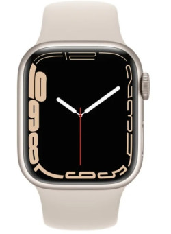 Умные часы Apple Watch Series 7 41mm Aluminium with Sport Band RU, сияющая звезда