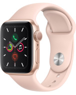 Смарт-часы Apple Watch Series 5 40mm Gold Aluminium with Pink Sand Sport Band (MWV72RU/A)
