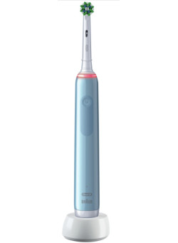 Электрическая зубная щетка Oral-B Pro 3 3000, голубой