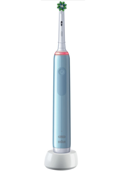 Электрическая зубная щетка Oral-B Pro 3 3000, голубой