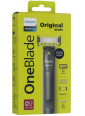 Триммер Philips OneBlade QP1624/10 черный/зеленый лайм