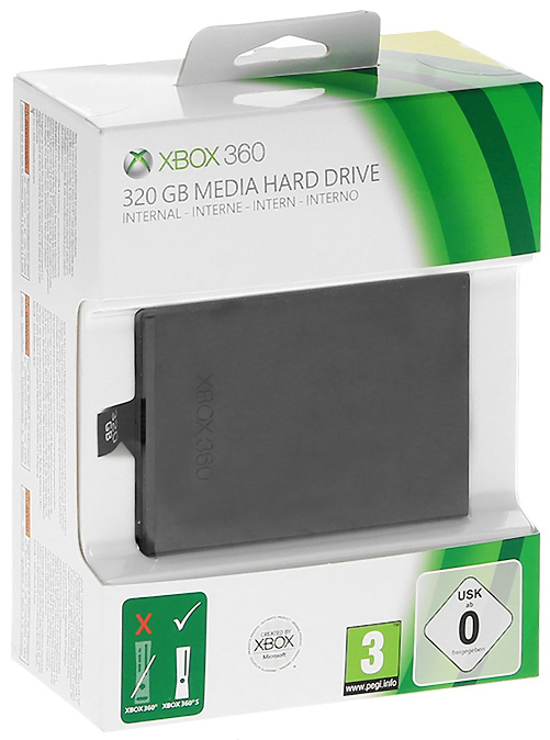 жесткий диск в Xbox 360